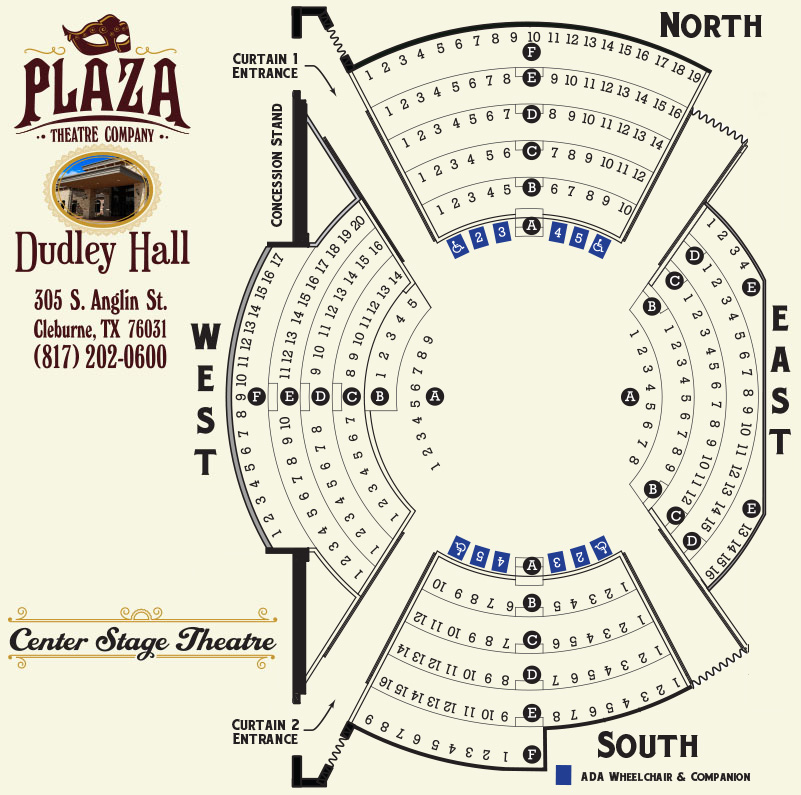 Dudley Hall Seating Chart
