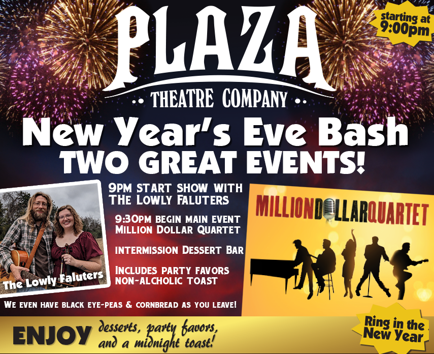 New Year's Eve 2026 at Plaza Theatre